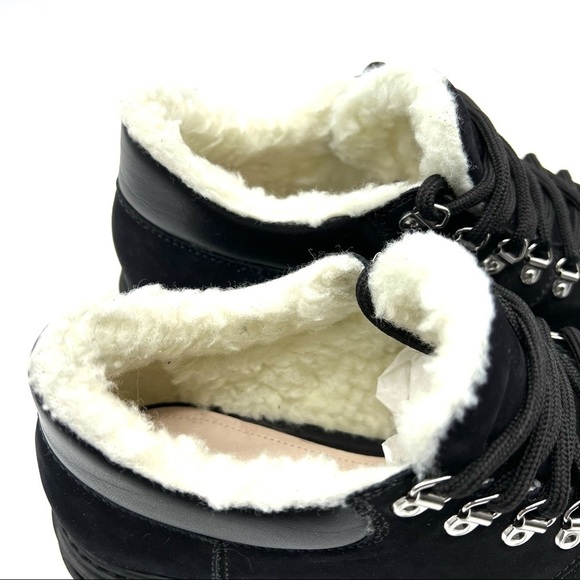 New! SCHUTZ | Lucille Faux Shearling Lined Boots - Picture 4 of 8